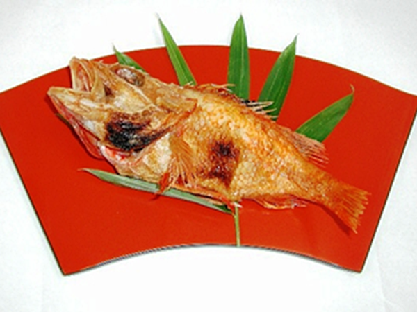 焼吉次の盛り付け例